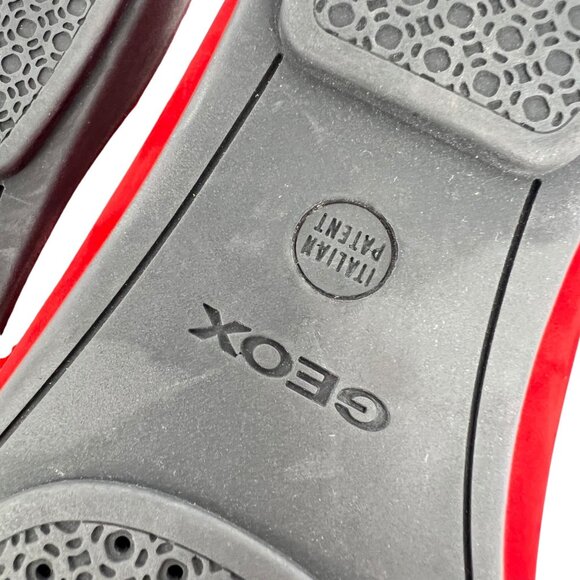 GEOX Annytah Red Suede Womens Loafers Size 40 EU 10 US - Picture 13 of 16